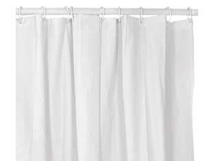 TENDA DOCCIA PVC BIANCA- - cm.180x200h. - 1 blister AGLAIA