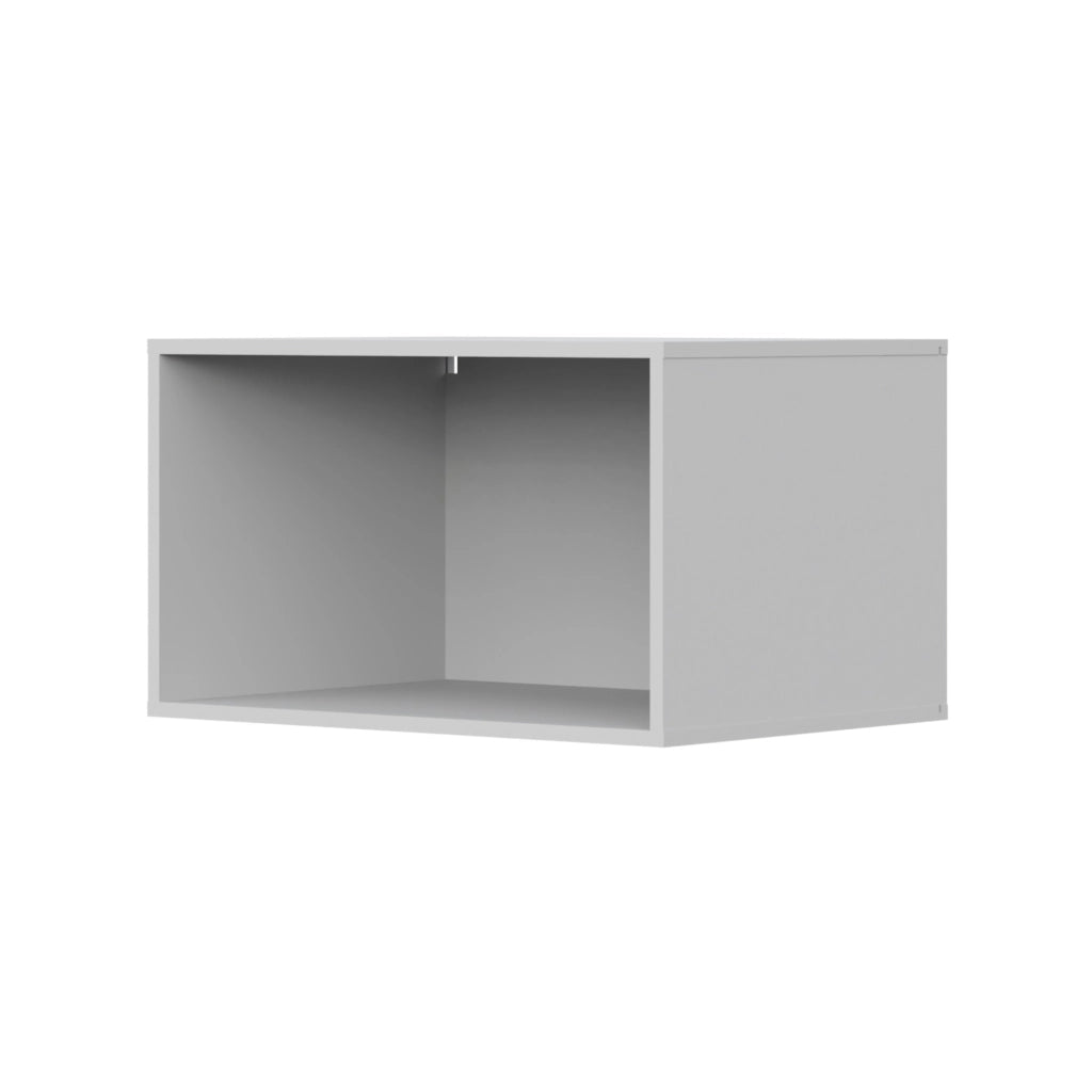 Armadio a Muro FAUSKE - Spazioso - 2 Ante - Bianco - Larghezza 69 cm, Altezza 40 cm, Profondit? 49 cm