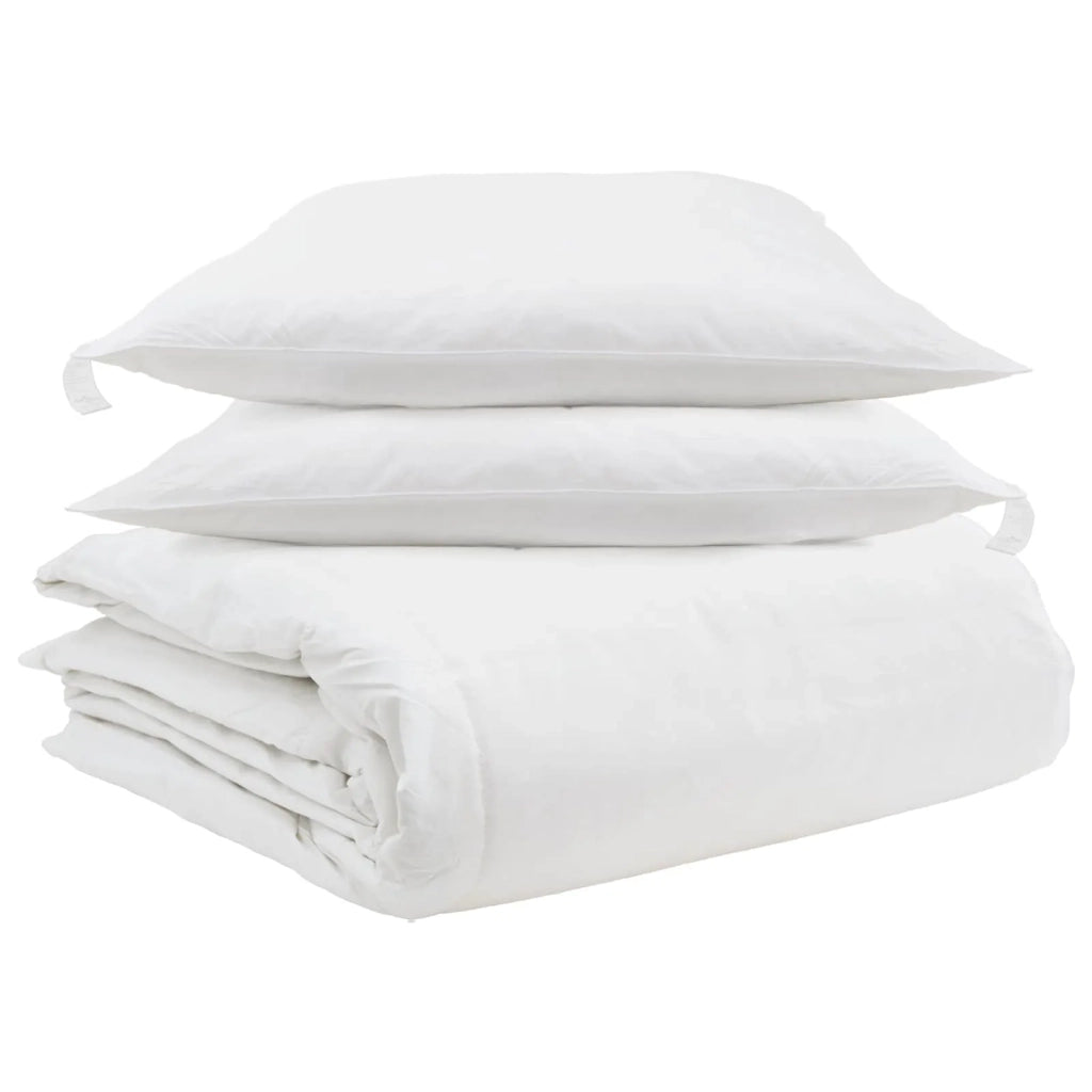 Set di Piumoni con cuscino 3 pcs Bianco Piuma d'anatra 3377015
