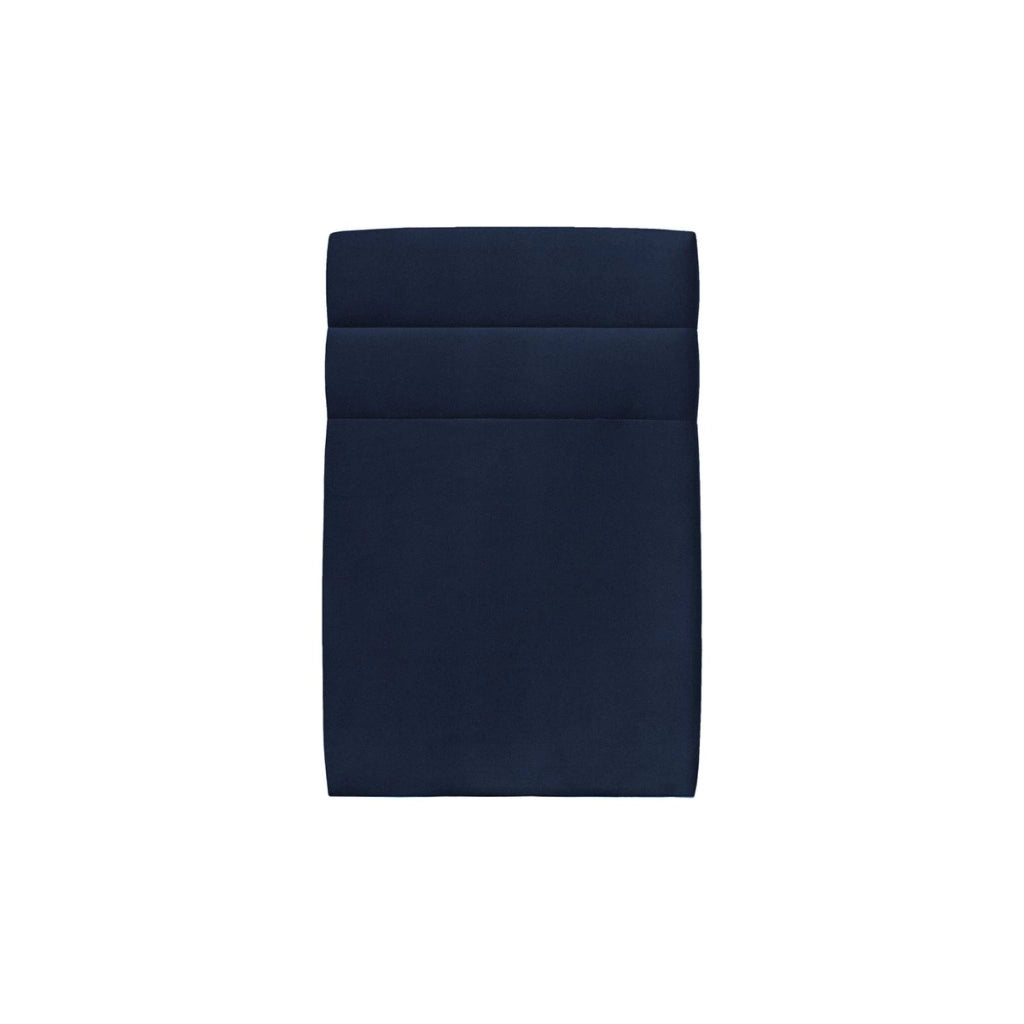 Letto 90x200 cm con testiera in linea - Tessuto velluto