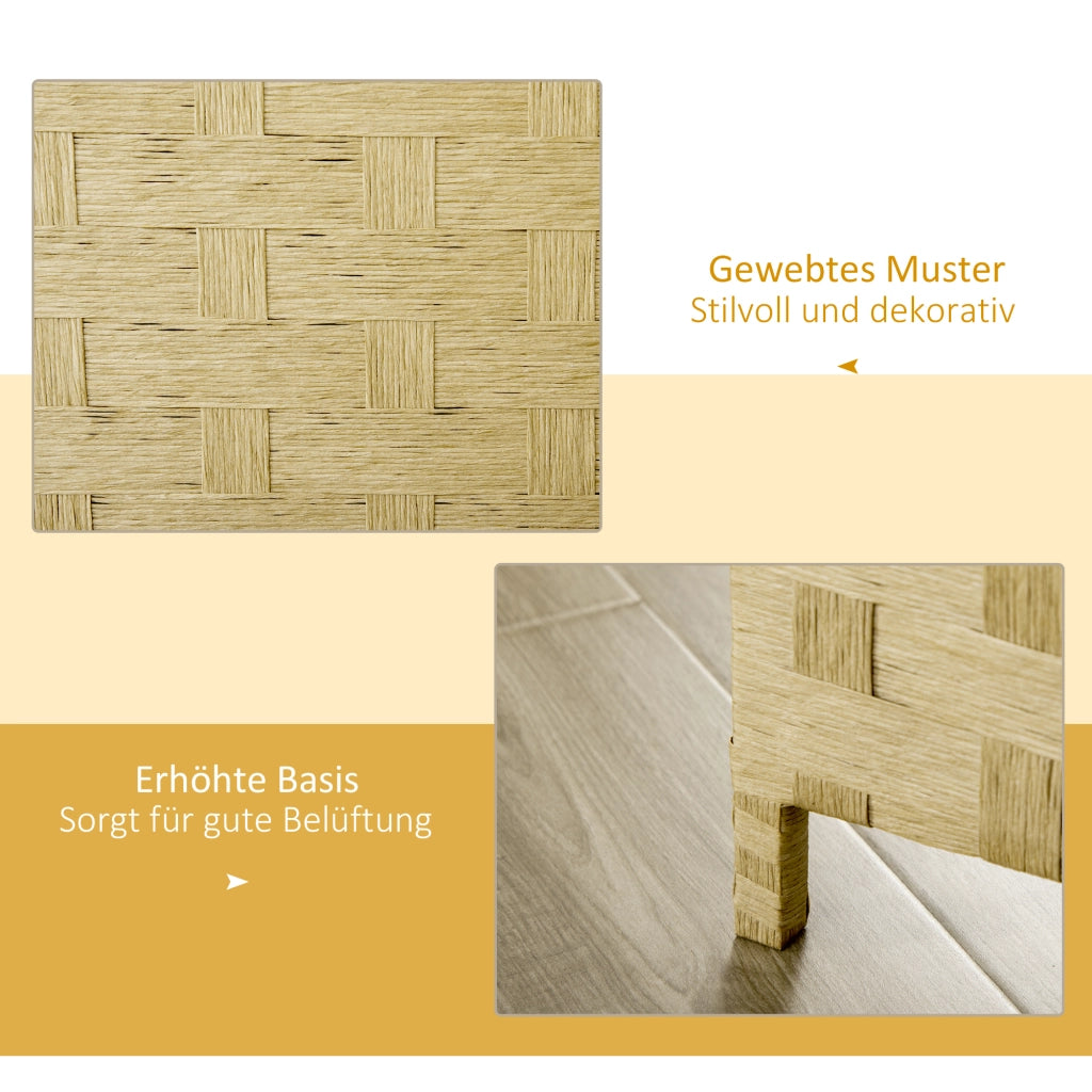 Paravento 4 Ante ¨C Minimal ¨C Marrone 160x170 cm