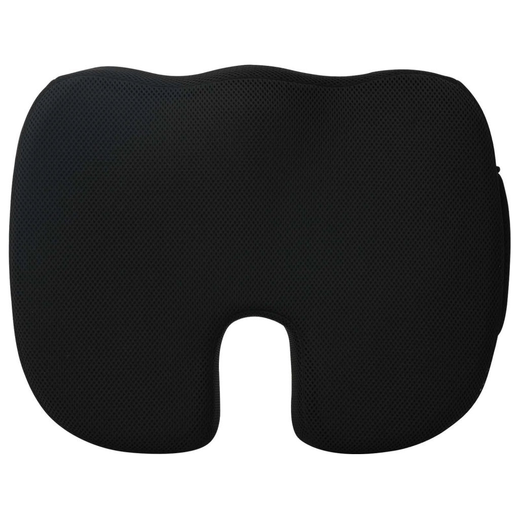 Cuscino per la seduta Nero 47 x 36,5 x 8 cm Schiuma Memory 42012685