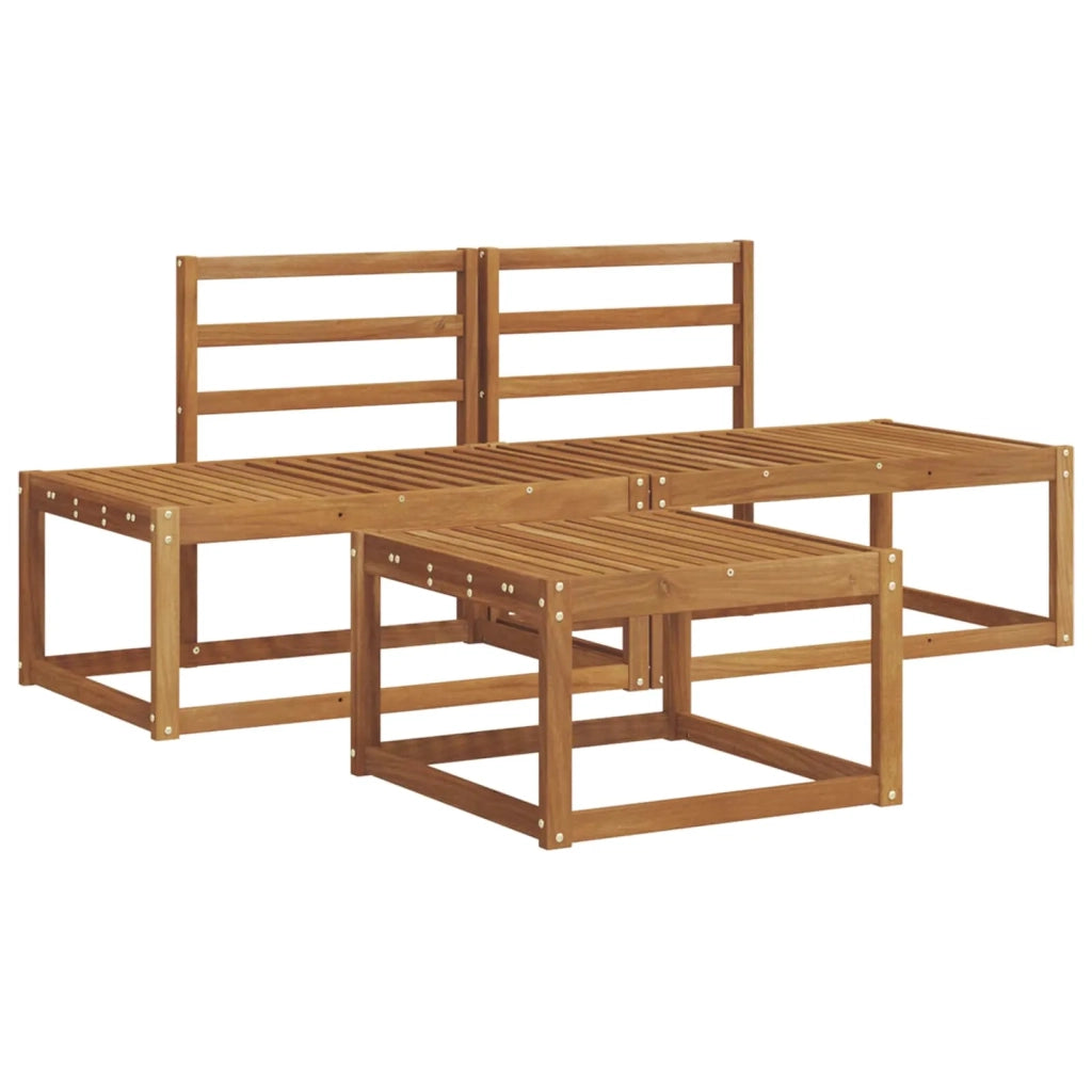 Set di divani da esterno 3 pcs Naturale 3366942