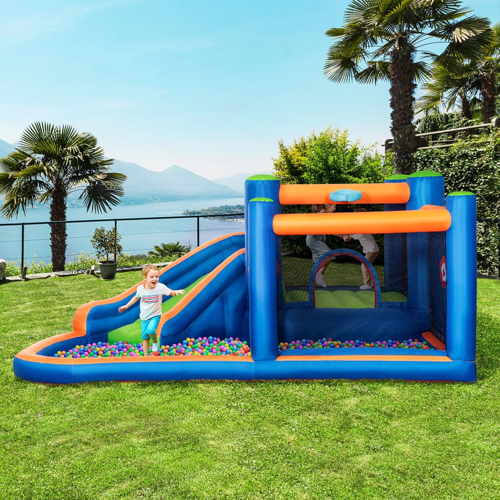 Castello gonfiabile con piscina - Xylo - 380x340x170 cm