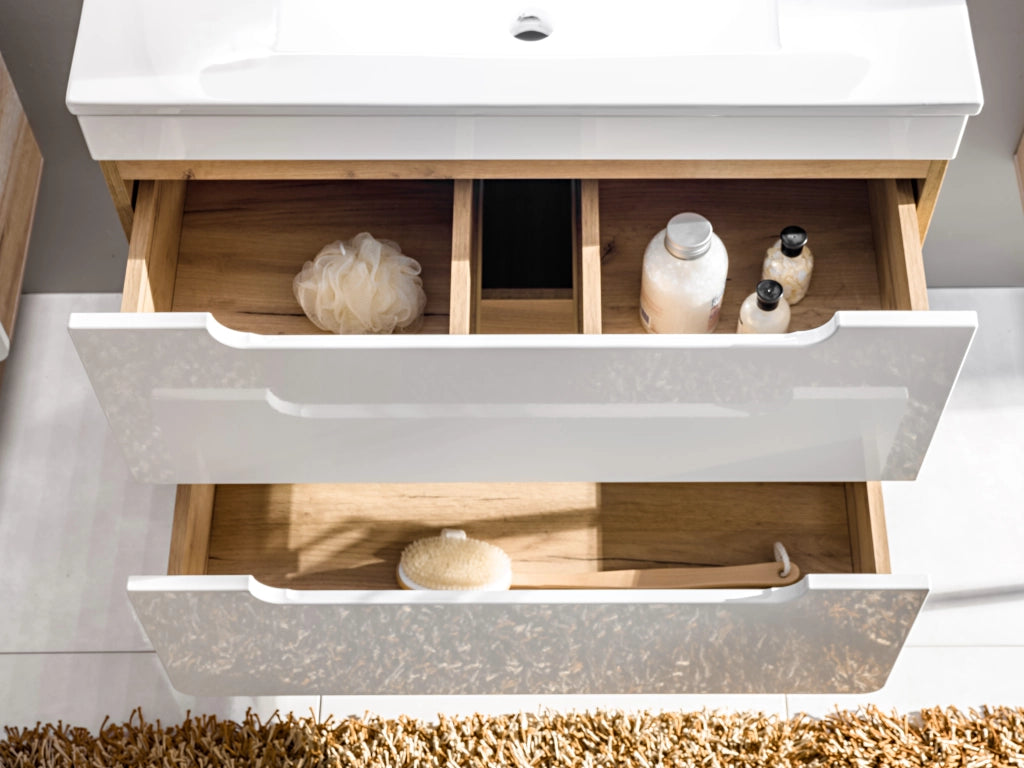 Mobile sottolavabo 40 cm 1 anta Aruba White 40 x 60 x 22 cm