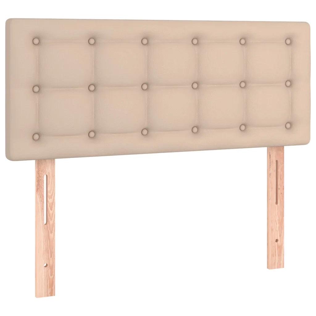 Giroletto a Molle con Materasso-Struttura Letto Cappuccino 90x200 cm Similpelle 731892