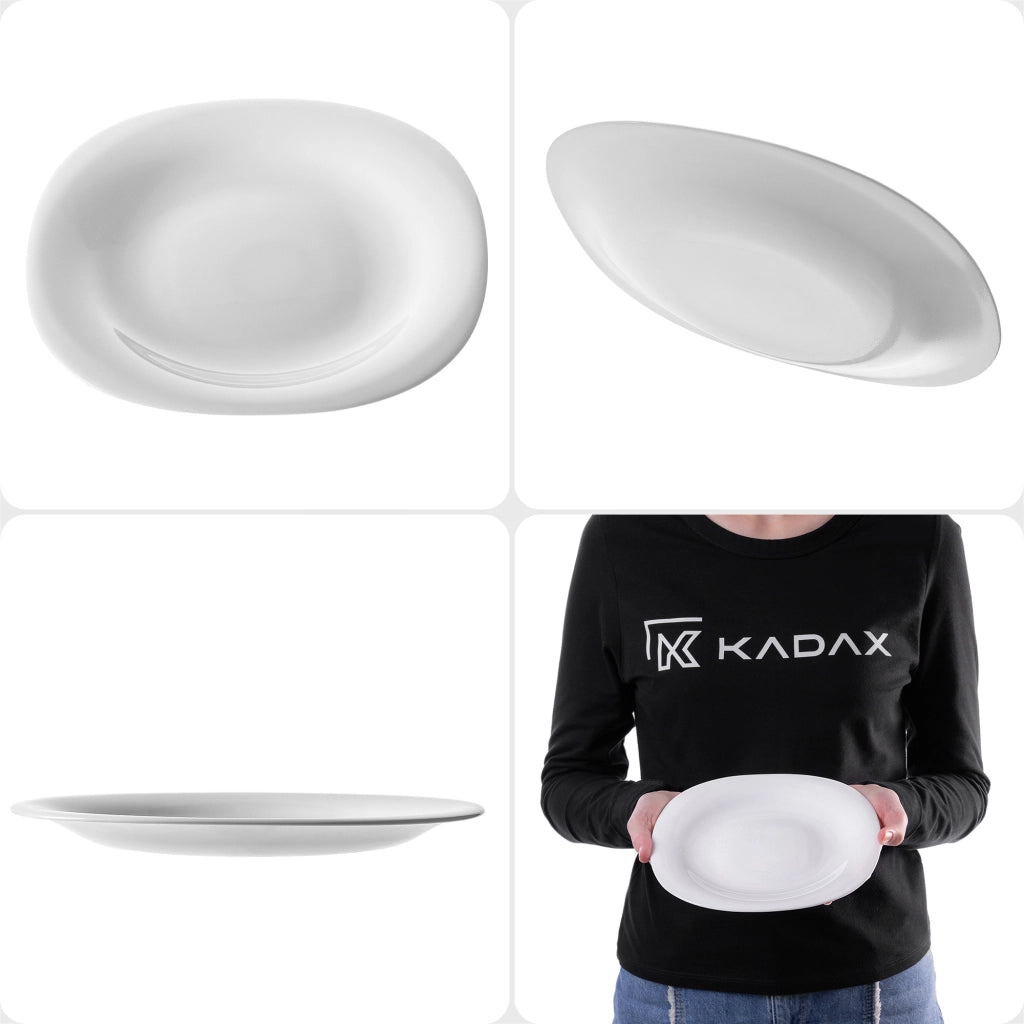 Servizio di stoviglie KADAX da 36 piatti, colore bianco