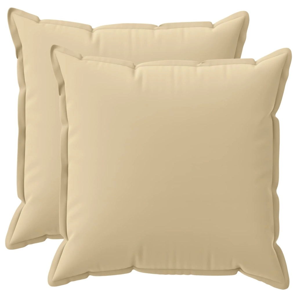 Federa 2 pcs HOUTEN Beige 55 x 55 cm Poliestere 920487