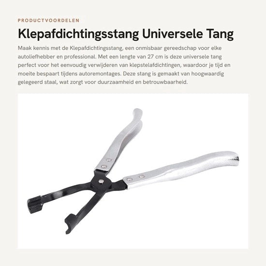 Tang per sigillatura di coperture 27 cm - Universale - Strumento per rimozione - Standard USA - Acciaio inossidabile - Prodotto di alta qualità