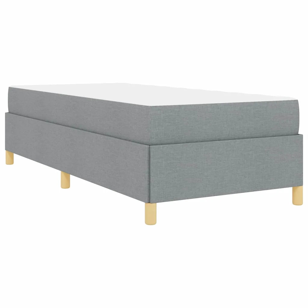 Struttura del letto Grigio chiaro 90 x 190 cm Tessuto 3398899