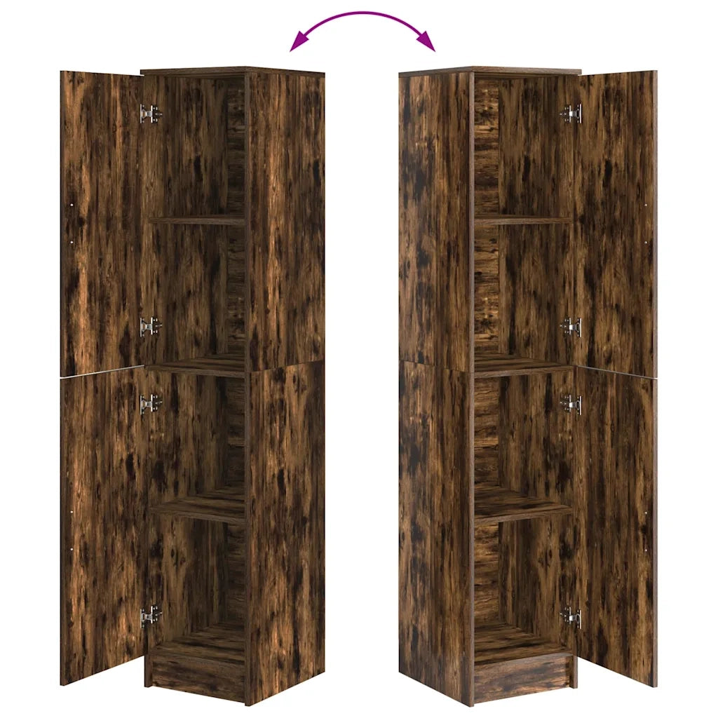 Credenza Rovere fumé 35 x 39 x 168 cm 869334