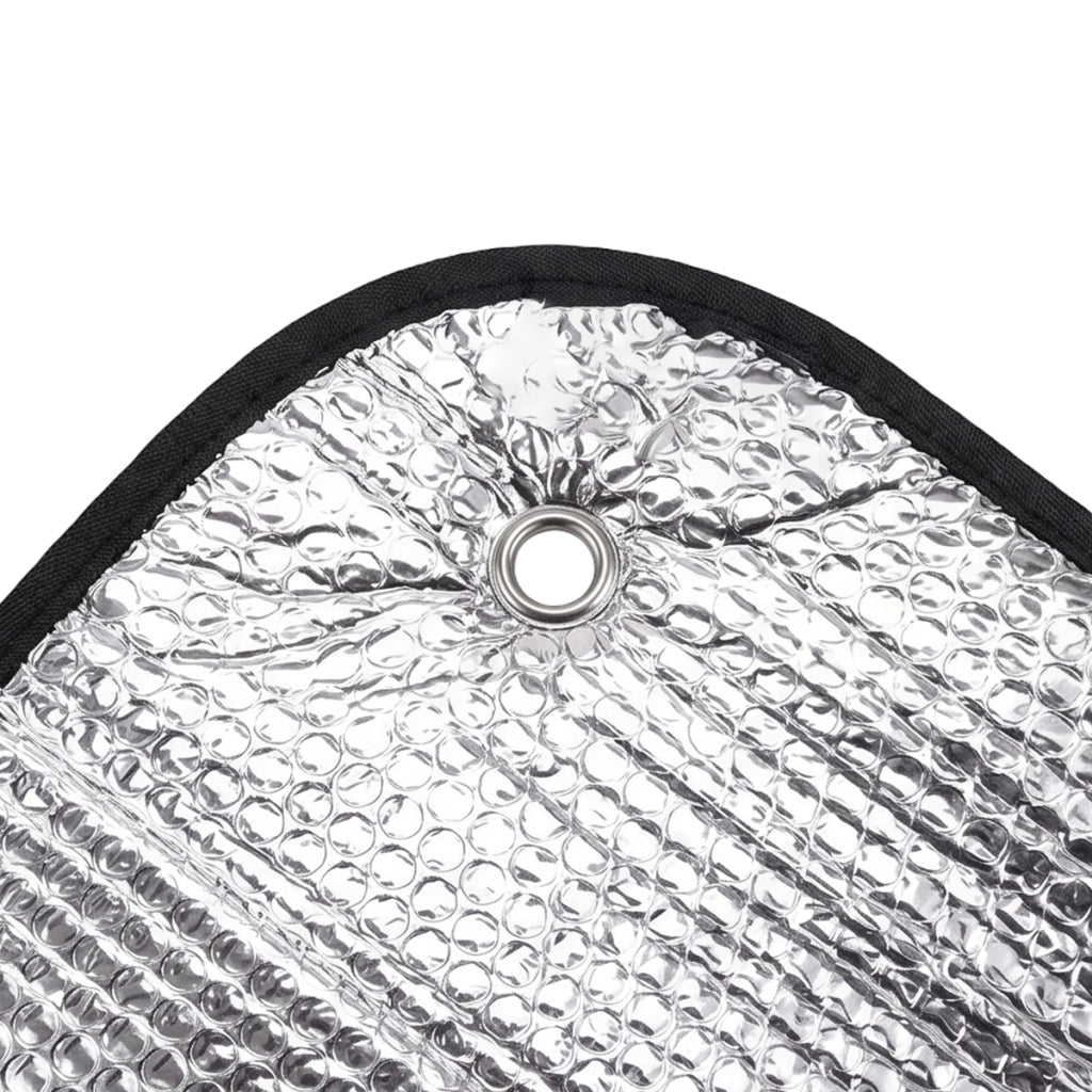 Parasole a Bolle Isolanti per Parabrezza 140x70cm Argento Avizar
