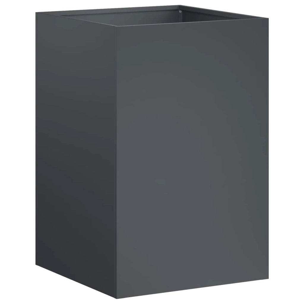 Vaso da giardino Antracite 40 x 40 x 60 cm 8005878