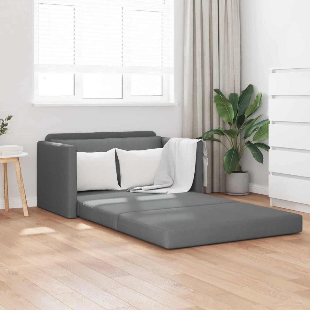 Divano letto | Sof¨¤ letto | Letto singolo 110cm Grigio scuro Tessuto