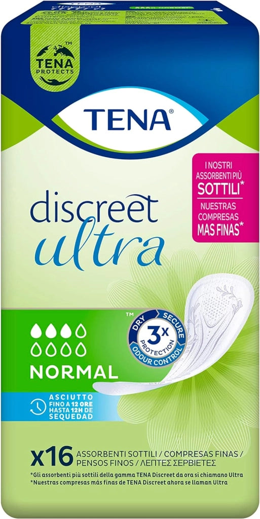 PANTS TENA DISCREET ULTRA IN CONFEZIONE DA 16 PZ NORMAL