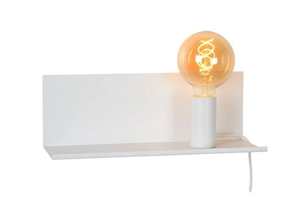 Lucide SEBO applique bianca metallo E27 40W IP20 dimmer