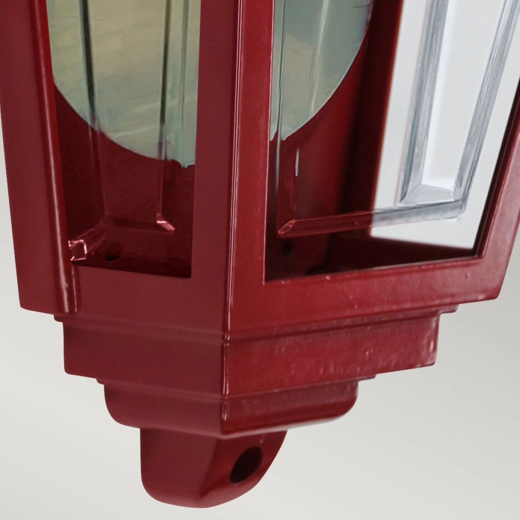 Applique esterna lanterna rossa Elstead DecoLane E27 IP44