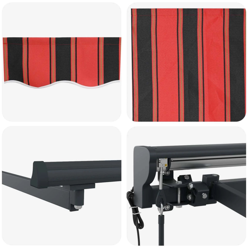 Struttura della tenda Arancione e Nero 300 x 250 cm 3329954