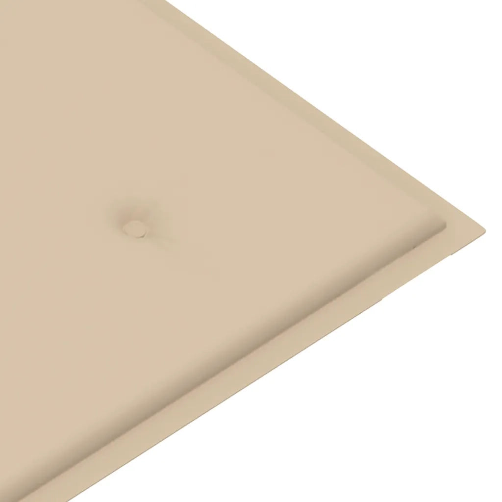 Panchina da Giardino 2 Posti e Cuscino 120cm Massello Eucalipto 3060972