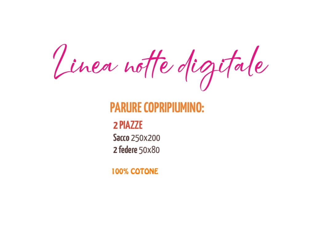 Sacco Copripiumino Federe Letto Matrimoniale Stampa Digitale Cotone Flora
