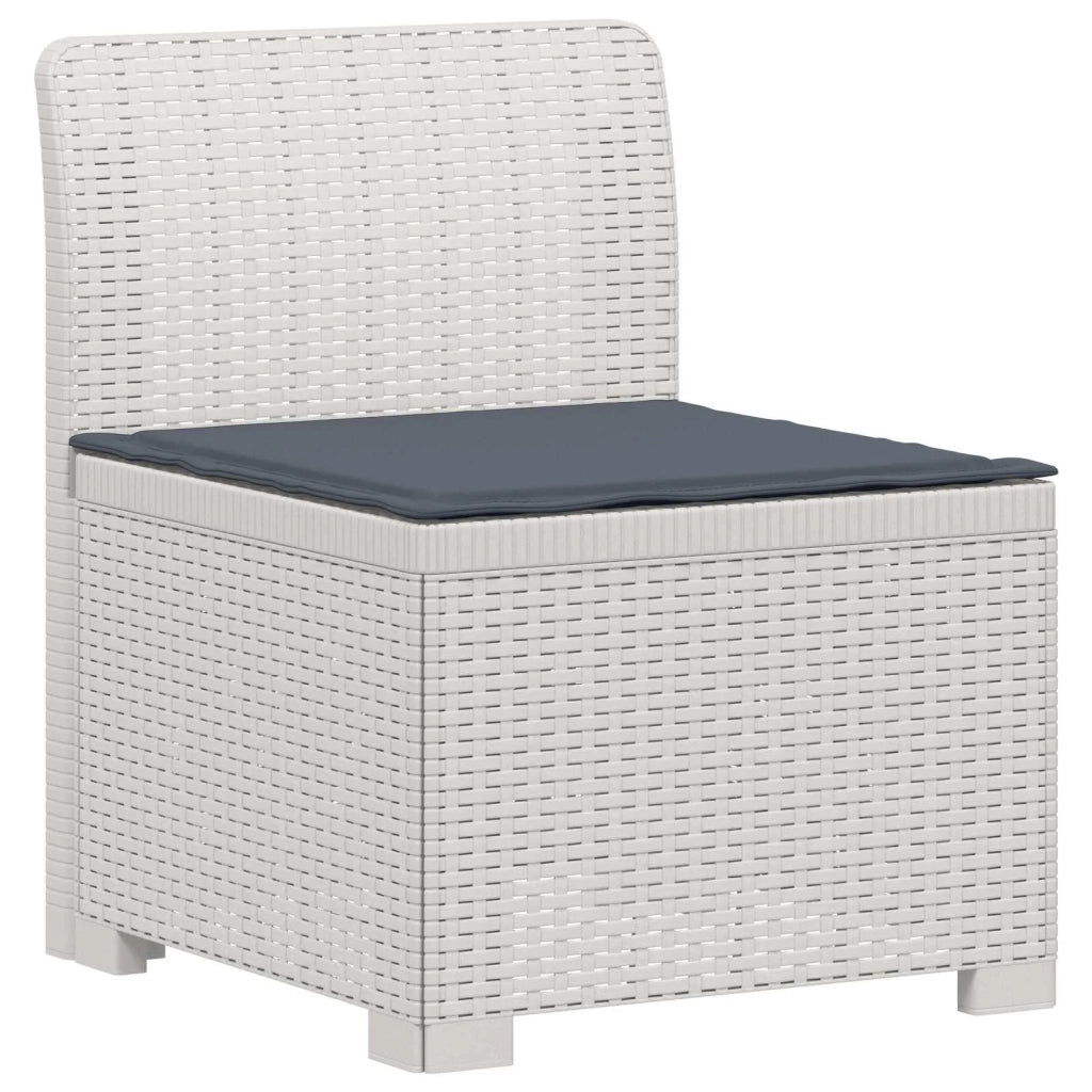 Divano da Giardino a 4 Posti con Cuscini in Stile Rattan PP 3443865