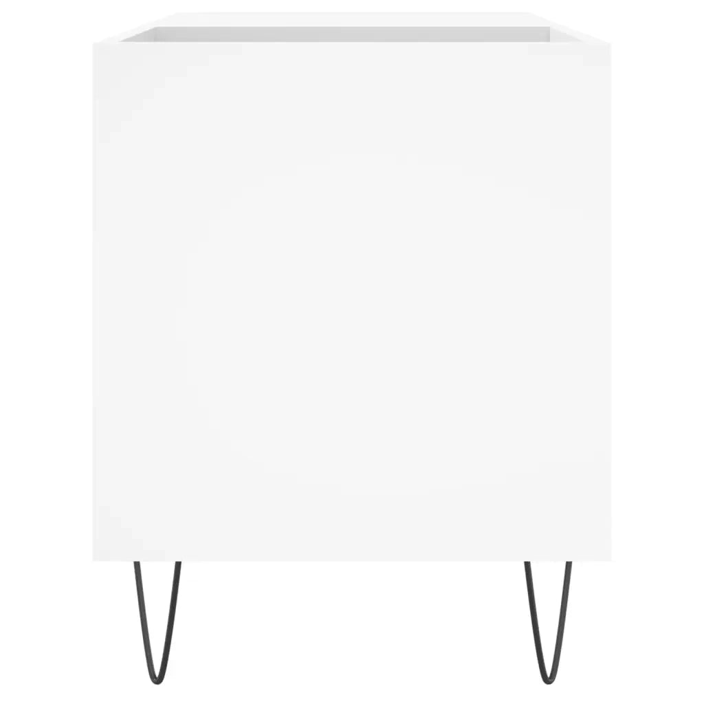 Mobile Porta Dischi Bianco 85x38x48 cm in Legno Multistrato CFW7453654