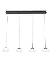 Arabella - Lampada a sospensione 4 luci Fabas Luce - LED 32W - Bianca Design moderno