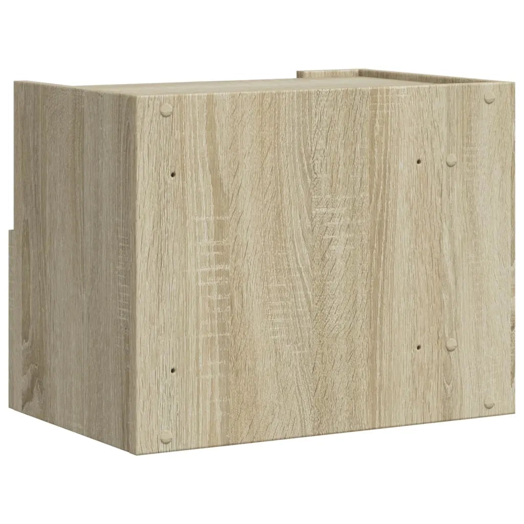 Comodino a Muro Rovere Sonoma 45x30x35 cm 848315