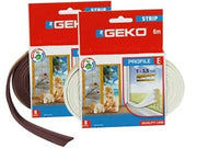 PARAFREDDO IN GOMMA PROFILO E- - mm.9h. rotolo da mt.6 colore bianco - 10 pezzi GEKO