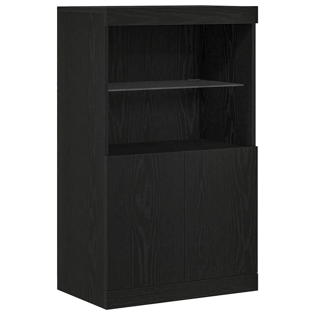 Madia LED Nero 60 x 37 x 100 cm Legno multistrato 863035