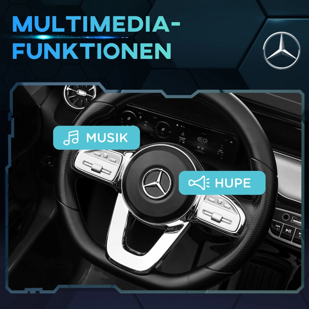 Auto elettrica per bambini Mercedes-Benz EQA ¨C Minimal ¨C nero