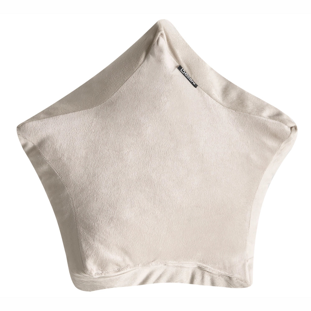 Set di 3 cuscini in velluto con motivo natalizio 40 x 40 cm 60 x 40 cm 70 x 35 cm beige chiaro e verde accessorio decorativo