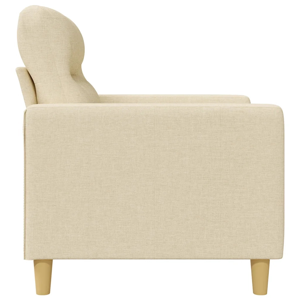 Divano a 2 Posti-Sofa 2 Posti Crema 120 cm in Tessuto 143161