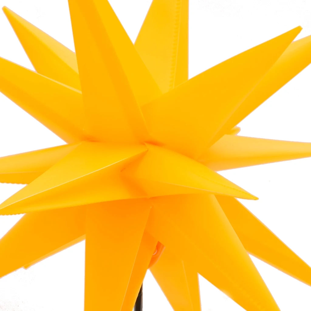 Luce di Natale con Picco Terra e LED Pieghevole Gialla 57 cm 356192