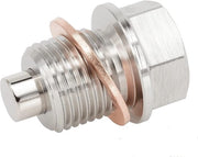 Olio Afvoer Plug M16x1.5 - Acciaio Inossidabile - Pluggio Magnetico per Olio - Sostituzione per Subaru e Mini - Forti Magnetoni Neodymium - Facile da Installare - Pluggio per Olio Motore