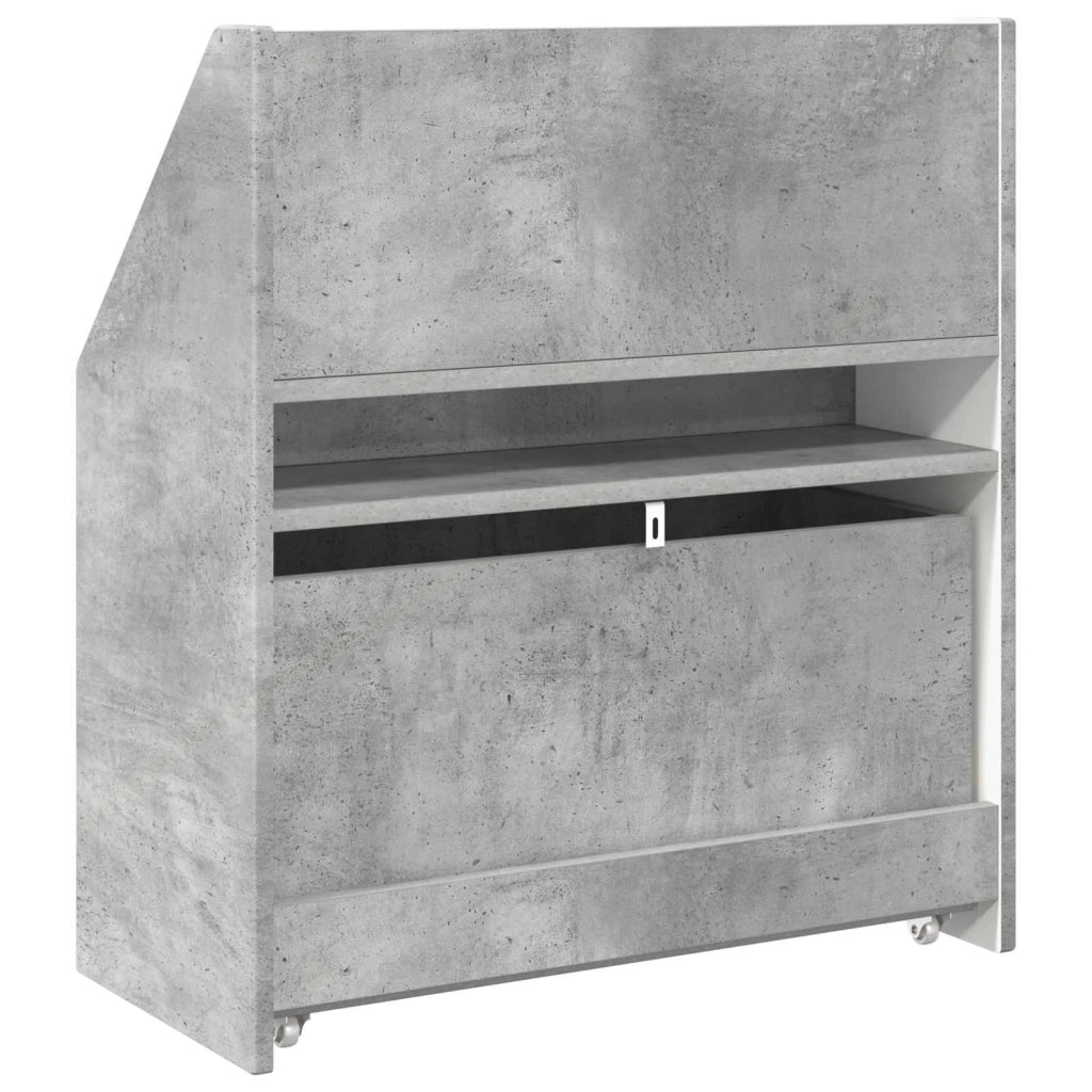 Libreria per Bambini Grigio cemento 60 x 29,5 x 69 cm 892392