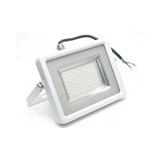 Trade Shop - V-tac Faro Led Smd 10w 20w 30w 50w 100w Ultra Slim Da Esterno Colore Bianco - -bianco Caldo-20 Watt