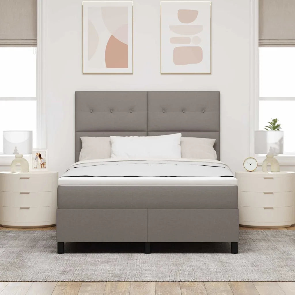 Letto a molle con materasso Talpa 140 x 190 cm Tessuto 3339389