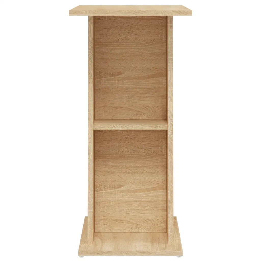 Supporto per acquario in rovere Sonoma 60,5x36x72,5 cm in legno ingegnerizzato 833642