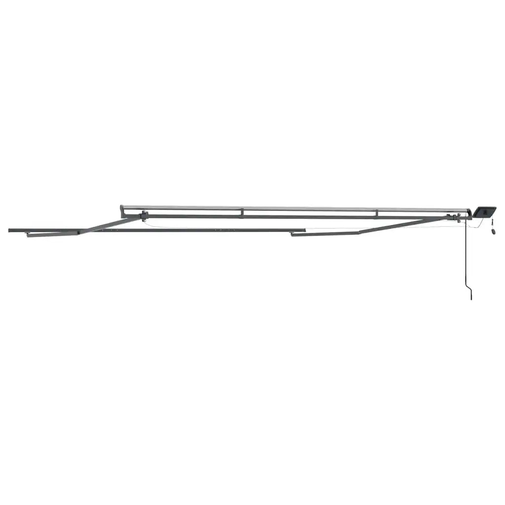 Tenda da Sole con Antracite 4 × 3,5 m Metallo 313245