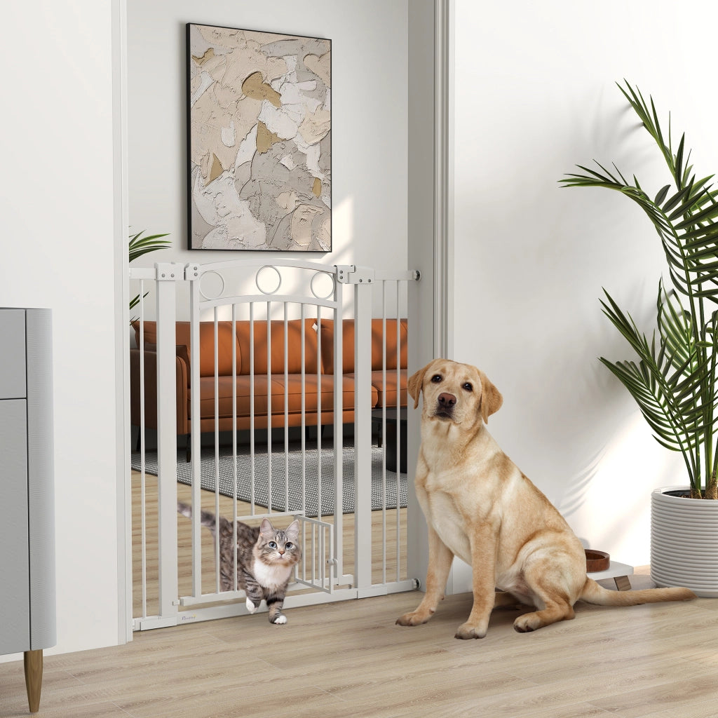 Cancellino per Cani Regolabile ¨C Minimal ¨C Bianco 76-104x106 cm