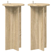 Supporto per piante | Sostegno per piante 2 pz Rovere Sonoma 29,5 x 29,5 x 60 cm