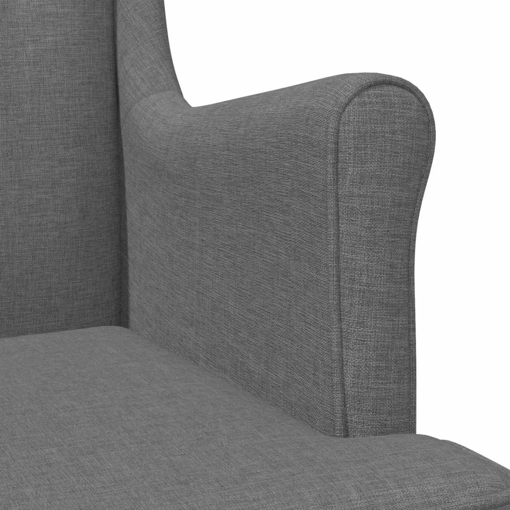 Poltrona | Sedia Relax Grigio Scuro Tessuto