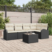 Set di divani con cuscino Nero Poliestere 3346047