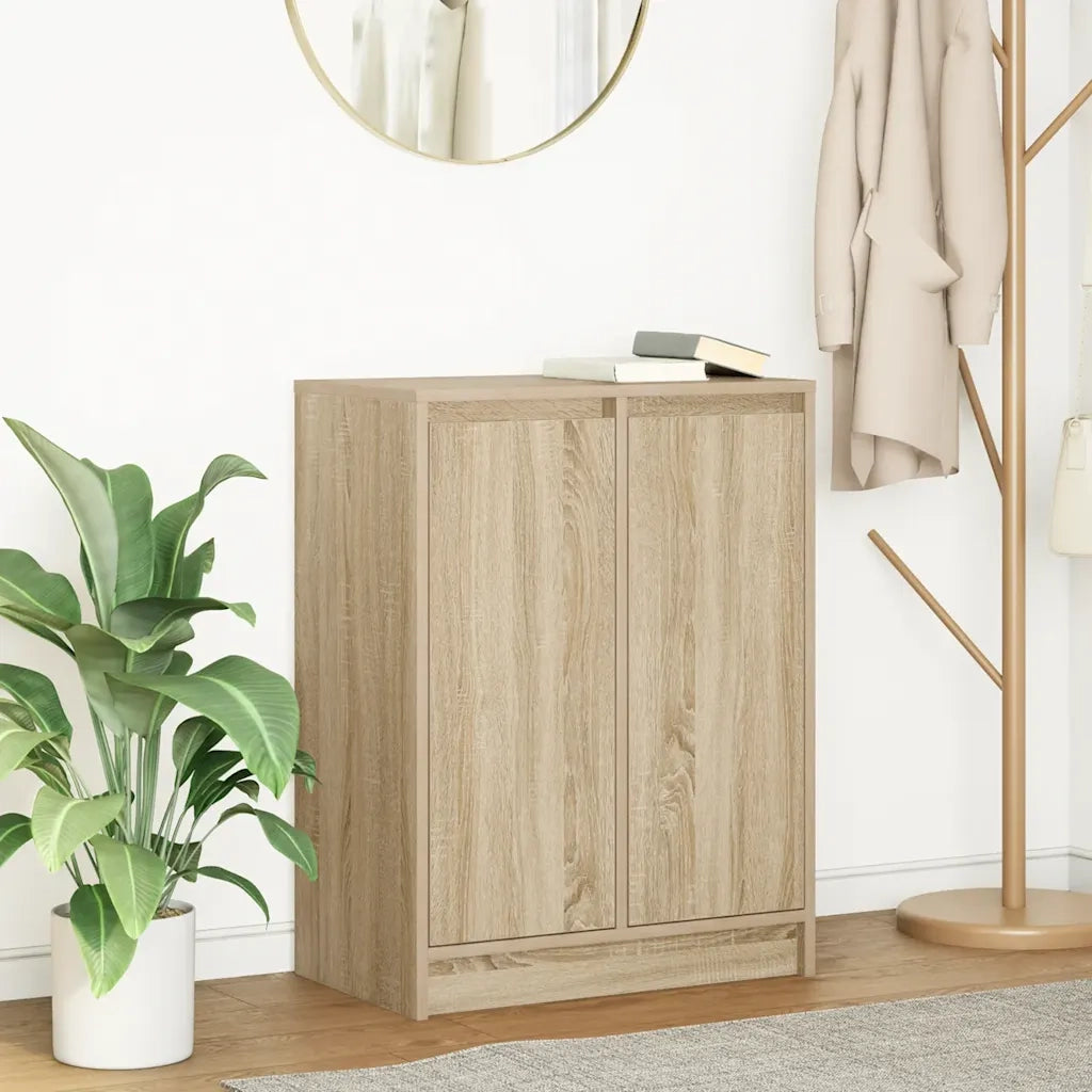 Credenza Rovere Sonoma 57x34x76 cm in Legno Multistrato 861618
