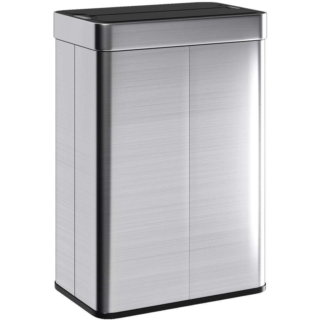 Cestino Sensore 55L ¨C Minimal ¨C Acciaio Inox Argento