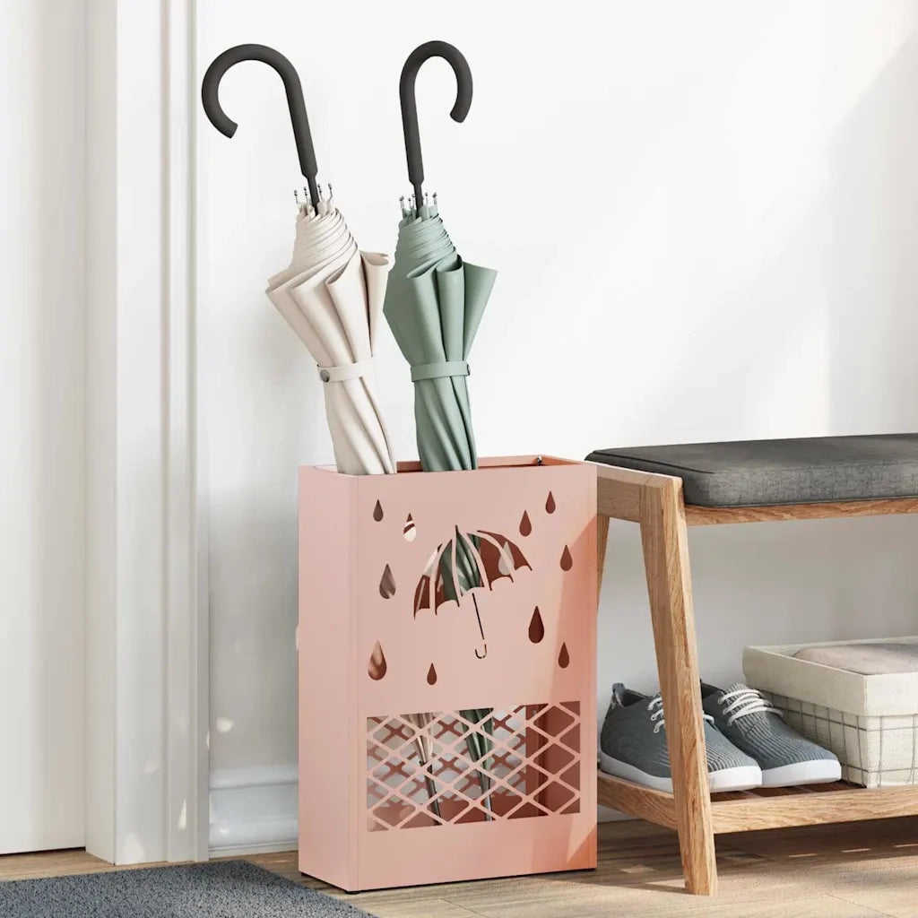 Supporto per Ombrellone Rosa 28 x 12 x 41 cm Acciaio CFW9906333