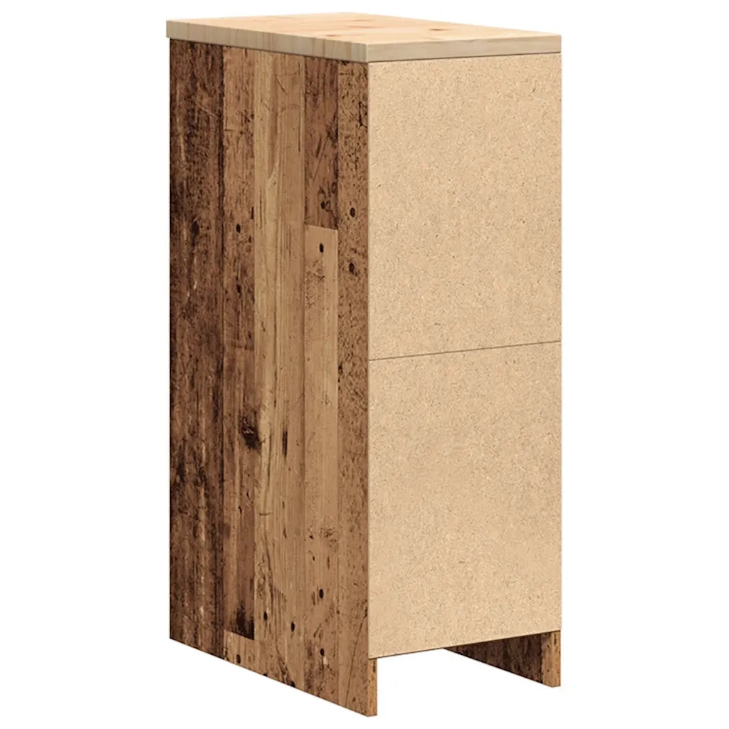 Armadietto per Garage in Legno Vecchio 30x51x85 cm 860560