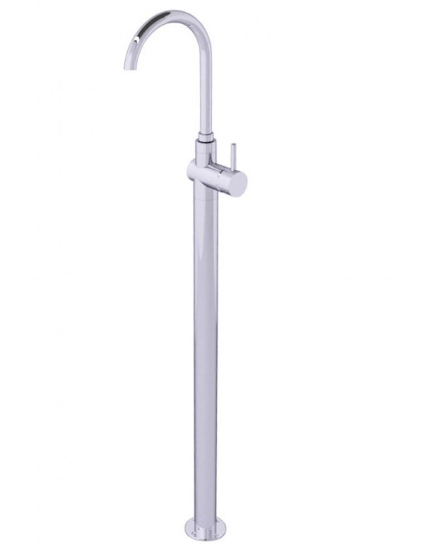 SEINA miscelatore lavabo a colonna in ottone cromato H.