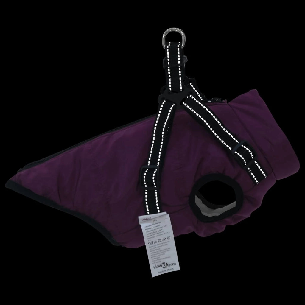Cappotto per Cani Viola L40 Pile e Poliestere CFW4551343